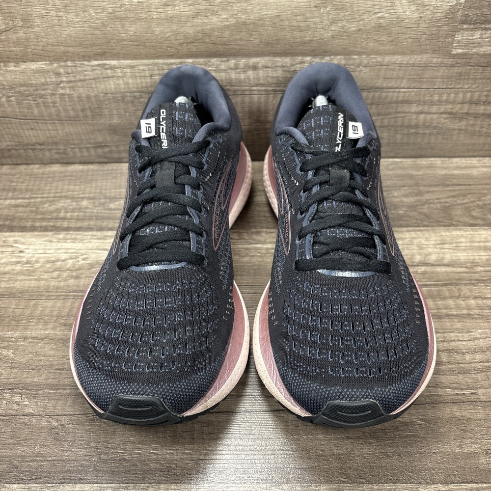 Brooks Glycerin 19 Black Pink Womens US Size 10 EUR 42 1203431B074 Running Shoes - Picture 3 of 10